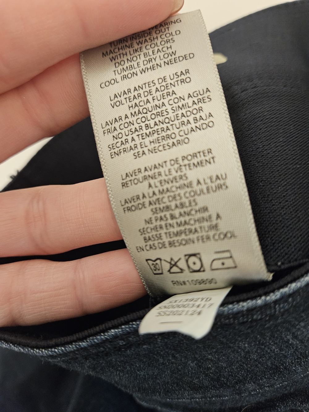 Seven7 Womens Skinny Jeans Dark Wash - Picture 6 of 6